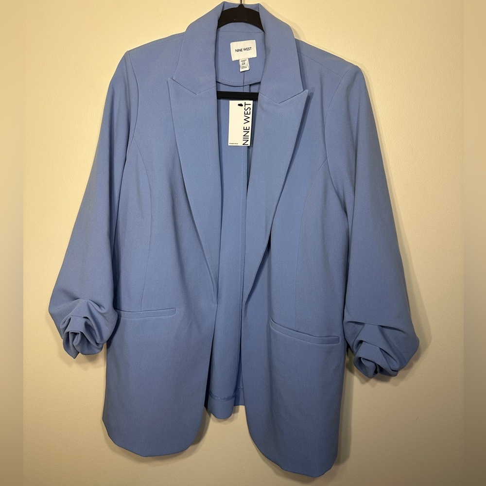 Nine West Women's Light Blue Suit Jacket